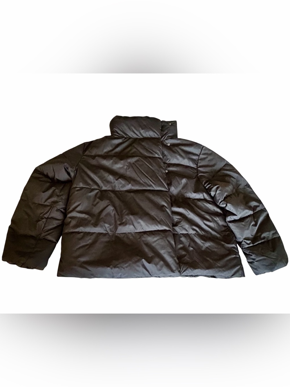 Old Navy Women’s Black Mock Neck Water Resistant Puffer Jacket Size XL